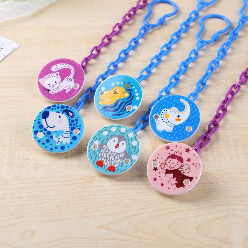 Toddlers Kids Pacifier Clips Soother Holder Cartoon Baby Pacifier Clip Pacifier Chain Dummy Clip Nipple Holder For Nipples